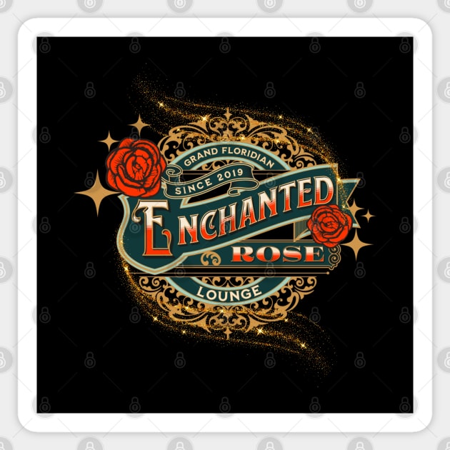 Enchanted Rose Lounge Grand Floridian Resort Orlando Florida Sticker by Joaddo